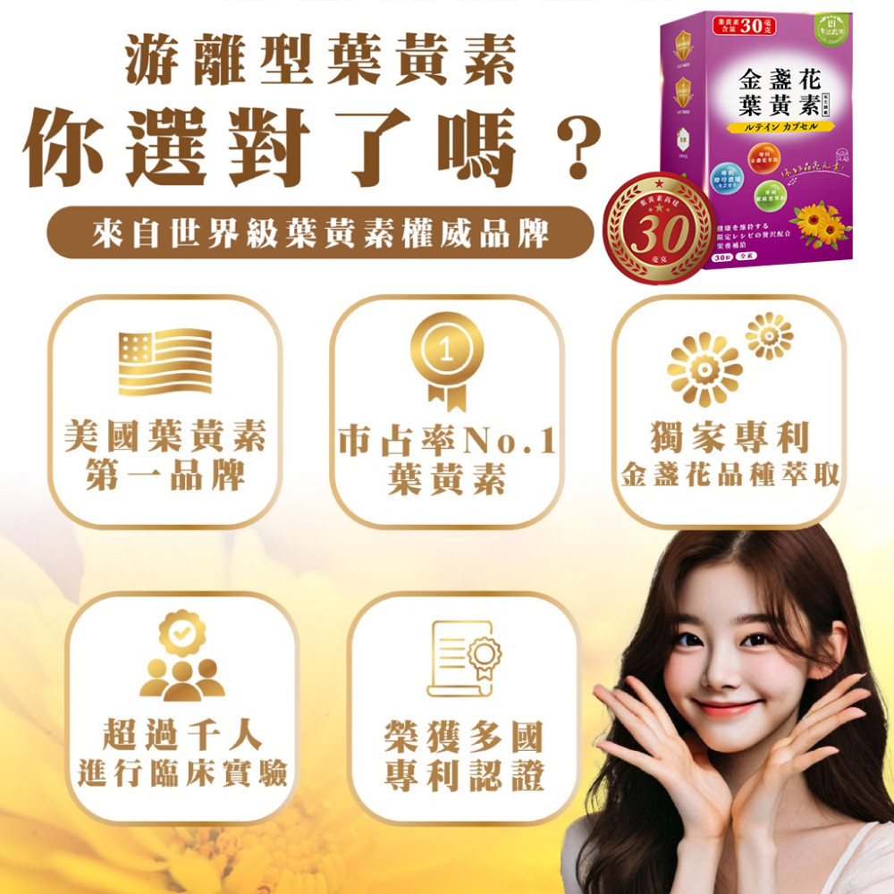 金盏花葉黄素複方膠囊(現貨/第一批到貨)