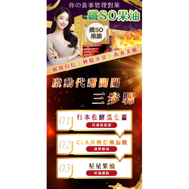 纖SO果油複方膠囊(現貨/第一批到貨)